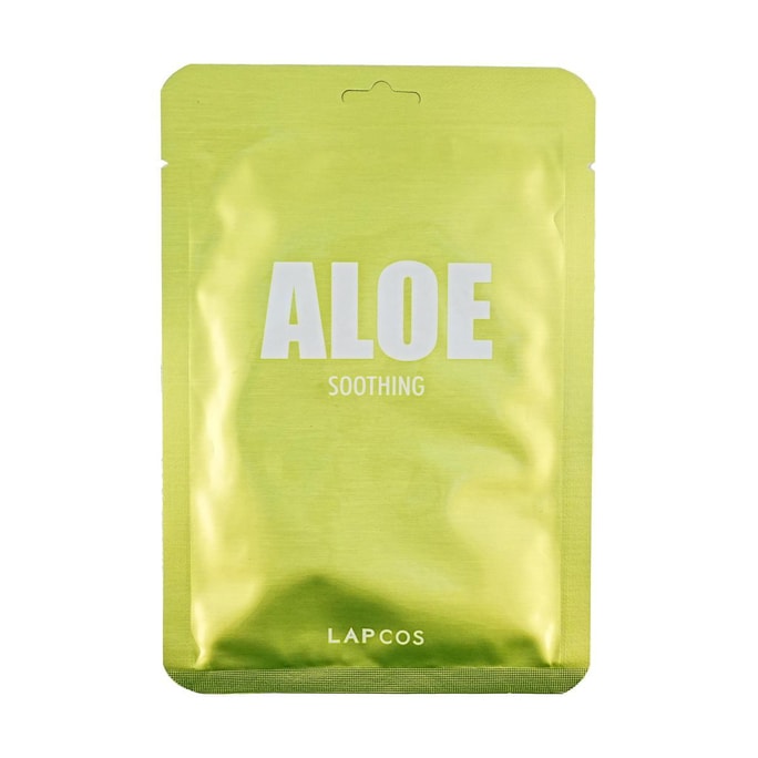 韩国LAPCOS 每日护肤面膜 6片 #芦荟 舒缓保湿