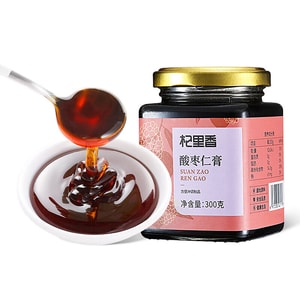 Sour Jujube Sleep Paste 300g – Traditional 8-Step Craft, Poria, Sour Jujube, Longan, Polygonatum, Lotus Seeds, Natural Sleep Tonic, Easy to Mix.