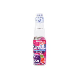 日本SANGARIA三佳丽 弹珠汽水 葡萄味 200ml