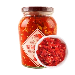 坛坛乡 精制剁辣椒 425g【湖南特产 拌饭拌面辣椒酱】