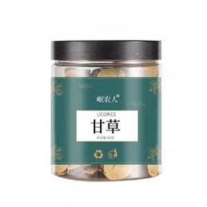  岷農人 甘草片 150g/罐 特級中藥材大片甘草片 清熱解毒 怯痰止咳