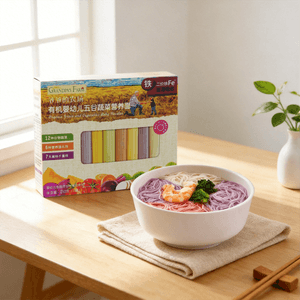 爷爷的农场 有机婴幼儿五谷蔬菜营养面条 宝宝面条辅食 210g