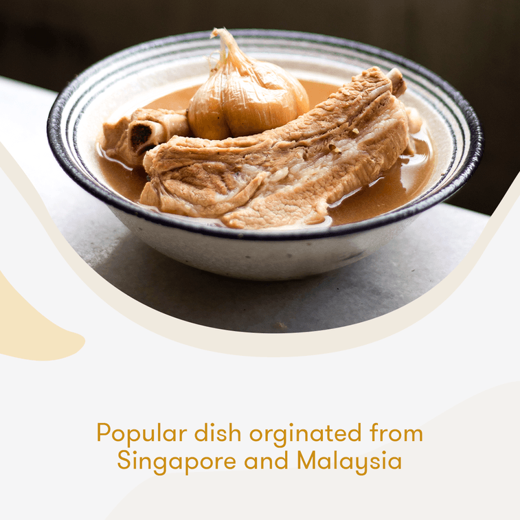 Singapore Bak Kut Teh - Slow-Simmered Pork Rib Bone Broth, 1.76 oz 7