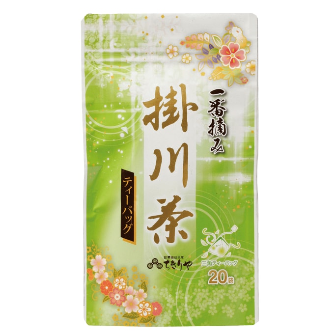 【日本直邮】CHIKIRIYA高级煎茶挂川茶 20 茶包