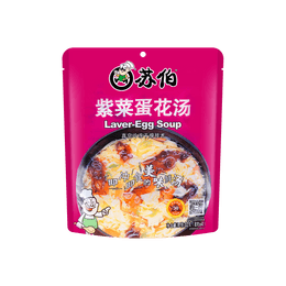 Seaweed & Egg Soup - Freeze-Dried Instant Soup, 4 Servings* 0.28oz