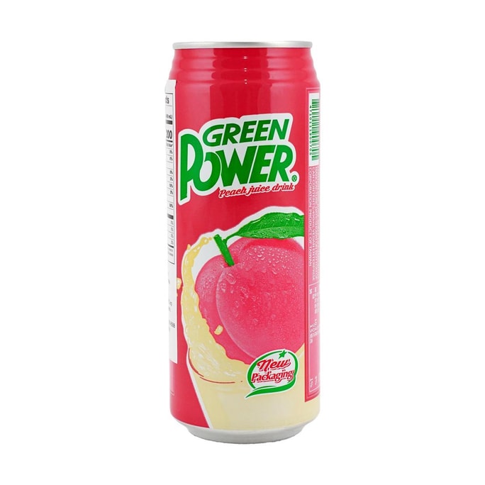 台灣綠力 水蜜桃汁 490ml