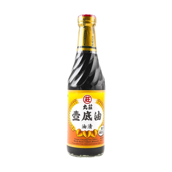 台灣丸莊 壺底油油清 高濃度醬油 430ml
