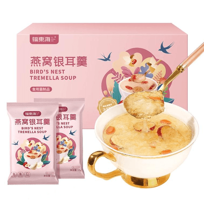 Bird's Nest and Silver Ear Soup Freeze-dried Silver Ear Soup 15g*6 bags/box