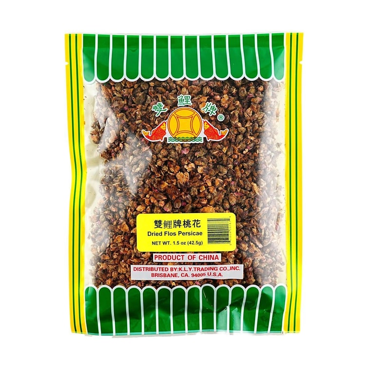 雙鯉牌 桃花 42.5g 3