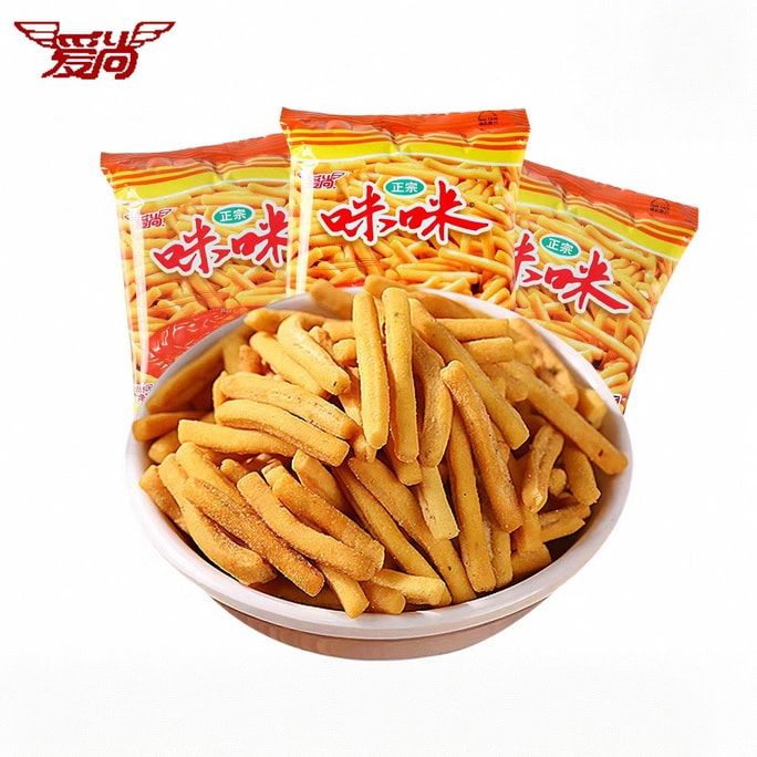 【中国直邮】 爱尚 咪咪虾条 虾味薯条小包装吃货小零食小吃休闲食品10g*20包