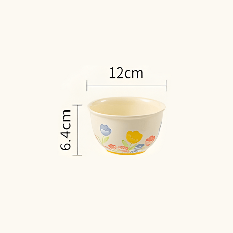 GOLDEN LION 日式黄釉郁金香餐具 12.1cm碗 12*12*6.4cm 7