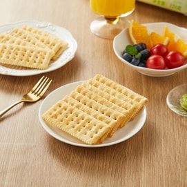 盒马 鱼子酱沙拉芥末味苏打饼干 228g【清新咸香 蓬松酥脆】