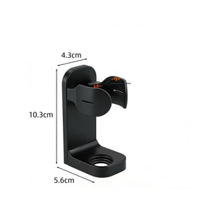 Mairun Razor Storage Rack Shaving Razor Holder Quick Punch Hanging Rack Black 1 Piece