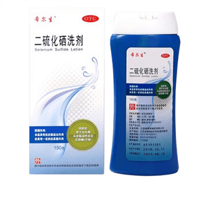 Selenium disulfide detergent for seborrheic dermatitis, dandruff and folliculitis removal, shampoo for relieving itching, flower spots and sweat, 150g * 1 bottle/box