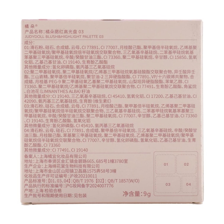Palette Blush Surligneur, 0,31 oz. #03 Clove 15