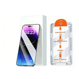 饕翡 엄선 상품 Apple 휴대폰용 초고화질 시리즈 강화 유리 필름 프라이버시 필름 블루라이트 차단 필름 폭발 방지 필름 1개 (초고화질 폭발 방지 지문 방지) (iphone17 Pro Max)