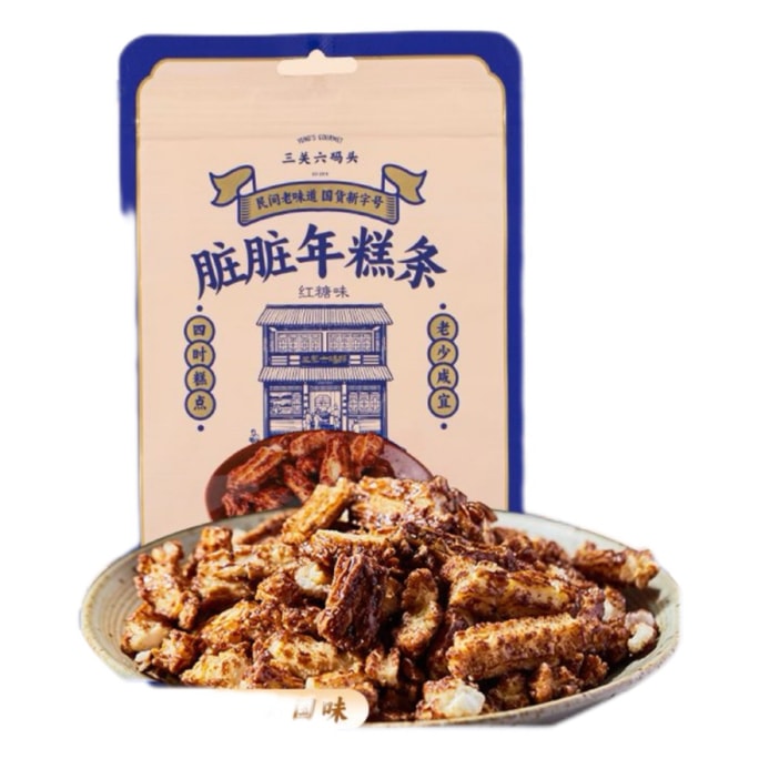 Dirty rice cake sticks 75g red sugar flavor