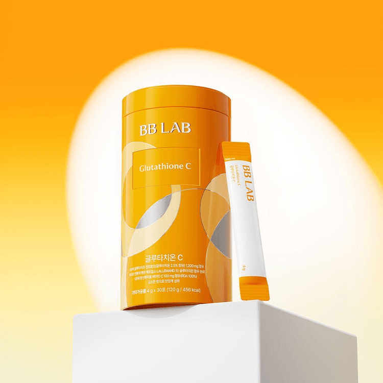 bb lab glutathione c Vitamin Powder Antioxidant Complex Nutrition Individual Stick Pack 4g×30 Sticks Glutathione Tri-peptide (Setria®)
