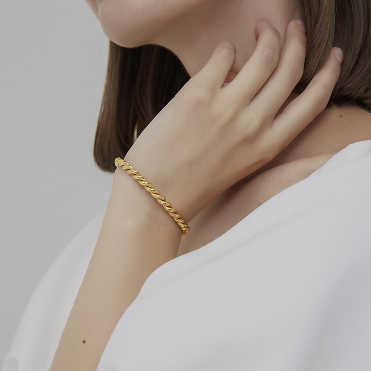 SHAPES STUDIO 法式麻花手镯 一个 3