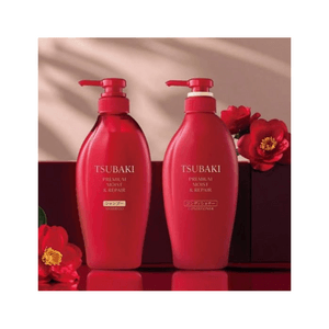 Tsubaki Moist And Repair Shampoo And Conditioner Set 450ml Plus 450g