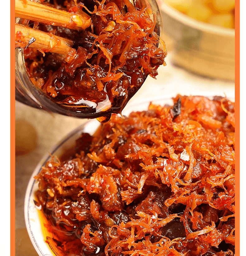 【中国直邮】 粤小厨 海鲜酱XO酱瑶柱酱虾酱调味酱拌面下饭酱火锅蘸酱80g*1瓶