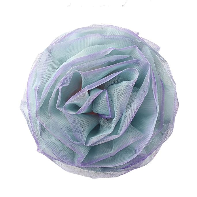 Giant Rose Bath Flower Blue-Purple 1 Pc