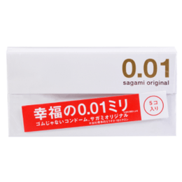 【日本直邮】日本SAGAMI 相模 幸福001 超薄安全避孕套 5片入