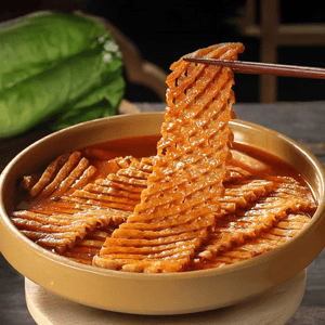 Patterned Dried Tofu ,4.23 oz 【For Hot Pot, Cold Dishes, And Stir-Frying】