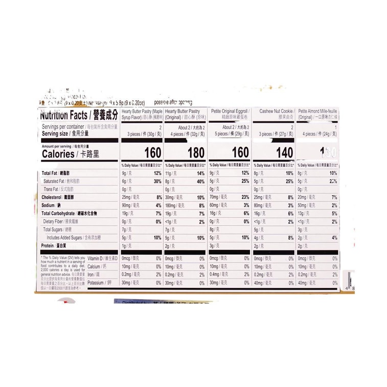 플로럴 어소트먼트 쿠키 선물 세트, 31개입, 8.4 oz 10
