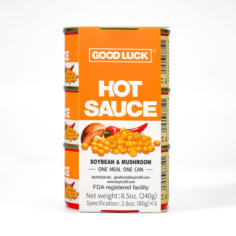 Soybean and Mushroom Hot Sauce 3 Cans 3
