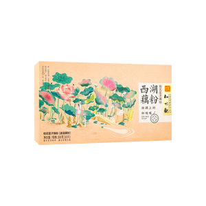 【江南茶饮】知味观 西湖桂花莲子藕粉 10小袋装 300g【杭州特产】【早餐冲饮】