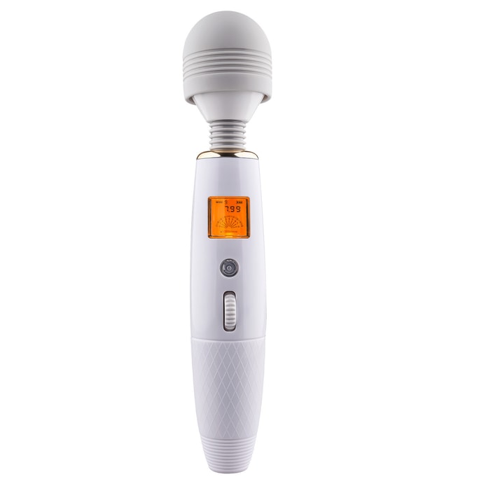 Big Head AV Stick Vibration Massage Stick Sex Products Grey Heating Type