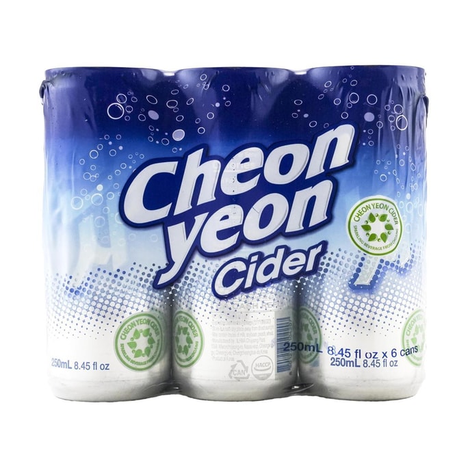 Carbonated Soft Drink Cider 250ml x 6cans
