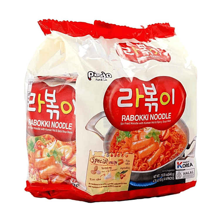 ラッポッキラーメンインスタント麺 ホットスープベース4個入 19.05 oz 5