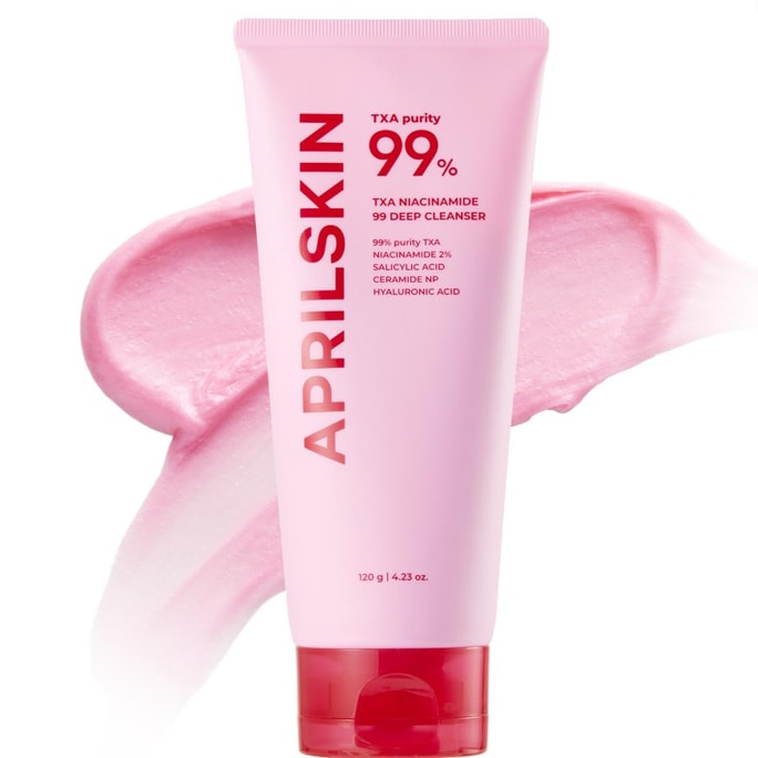 【美国直邮】韩国 aprilskin April Skin 烟酰胺深层洁面乳120克