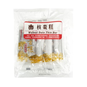 Walnut Date Thin Bar 120g 6pcs