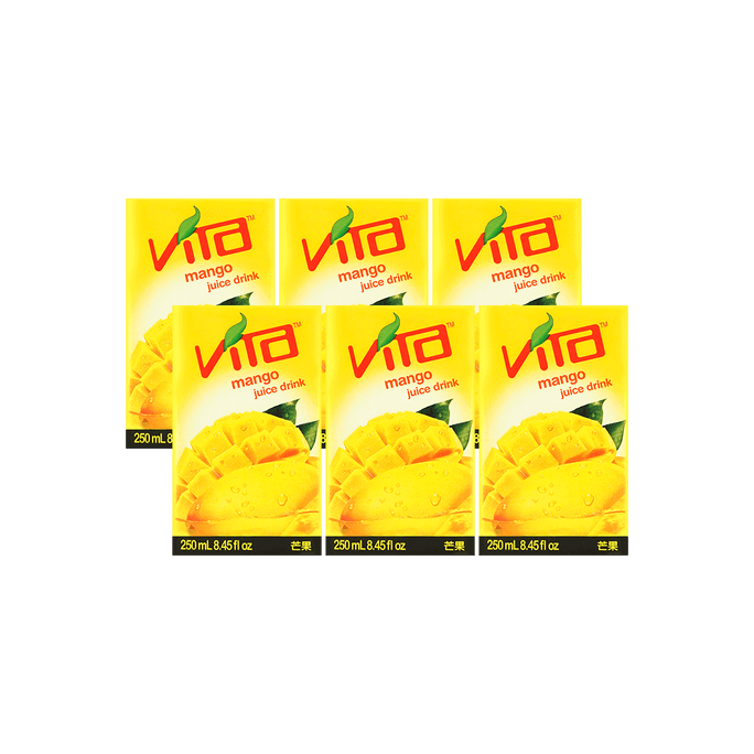 【Value Pack】Mango Juice - 6 Packs* 8.45fl oz