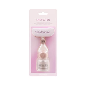 Aurora Series Hanging Glass Bottle Car Air Freshener, – Soft Floral Scent 0.3fl oz
