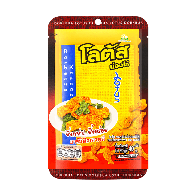 Lotus 泰國小吃 脆皮雞腿酥 燒烤韓國紫菜口味 40g