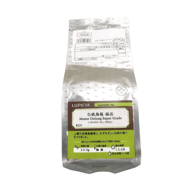 【日本直邮】 LUPICIA 綠碧茶園  白桃烏龍茶極品 袋装 50g(每单赠茶叶过滤袋1包70枚)