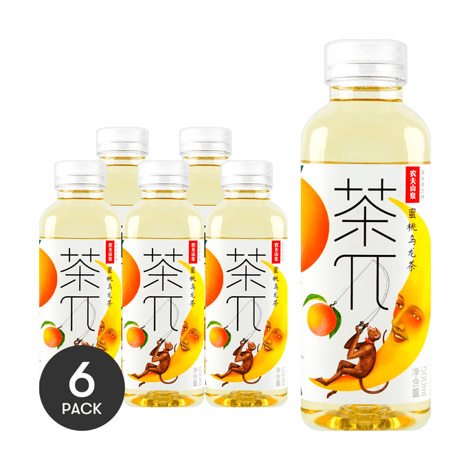 【Value Pack】Peach Oolong Tea 500 ml*6