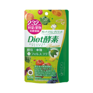 ISDG 232 Fruits and Vegetables Enzyme Pills Green 120 capsules