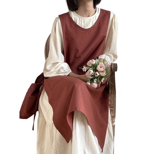 TIMESWOOD 防水全棉圍裙 廚房家事 防水圍裙 花色1件