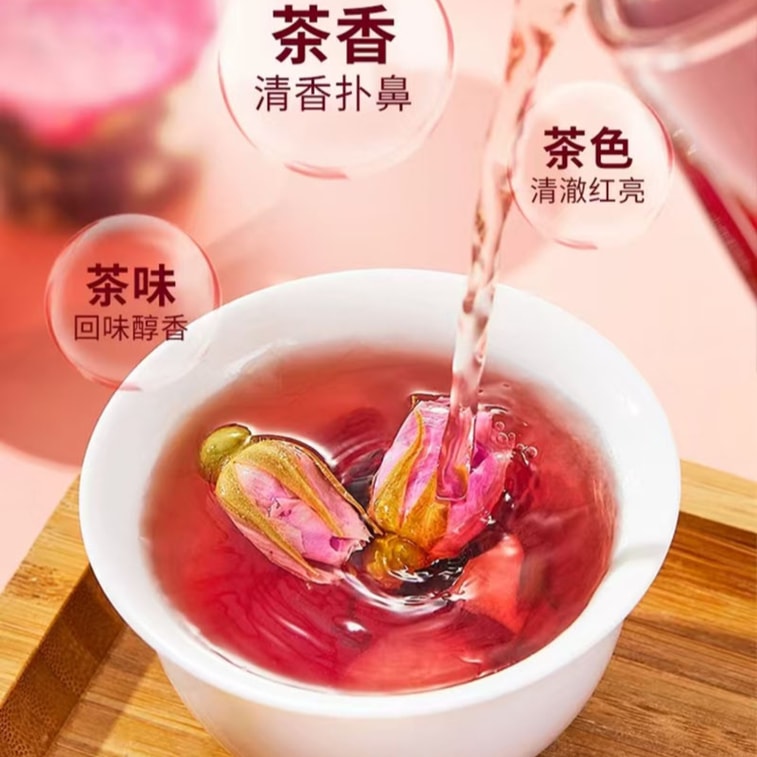 [중국 직송] 구벤탕 24향 홍삼장미생명차 (5캔 x 1박스, 84g) 3