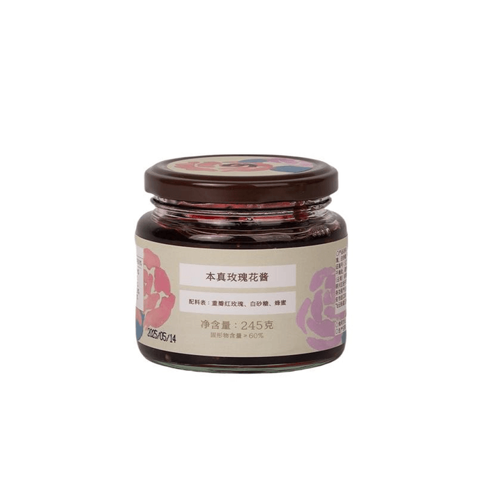Authentic Rose Jam 245g*1 Bottle
