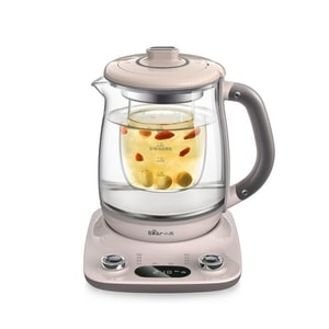 Automatic Thickening Glass Health Pot Bird's Nest Pot Stew Dual-Purpose Double Cover Stew Pot Pink