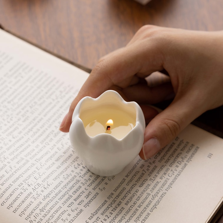 엘레강트 컬렉션 아로마테라피 캔들 선물 세트 박스(아로마테라피 캔들*7, 왁스 멜터*1) 4