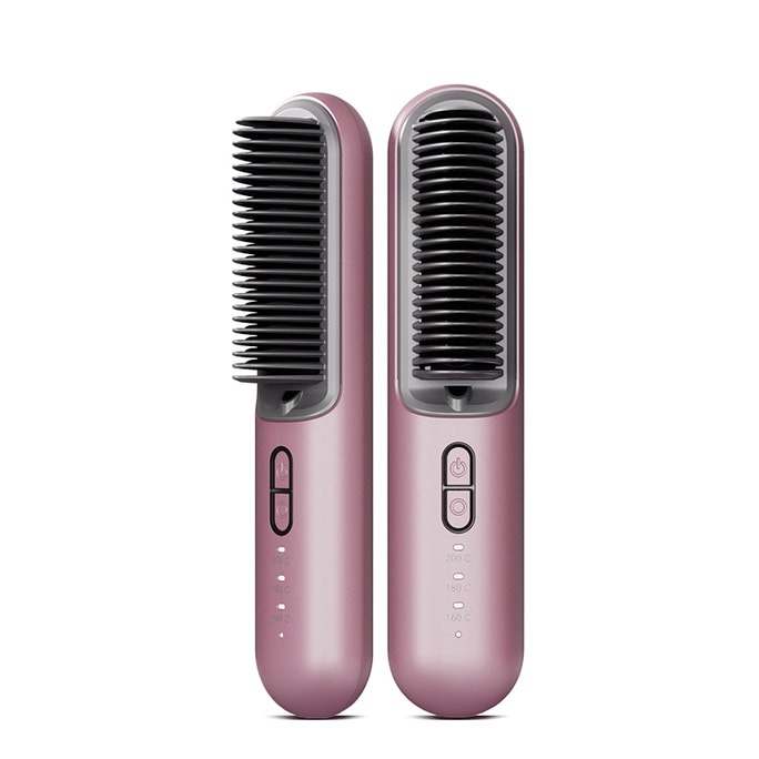 Wireless hair straightening comb negative ion hair care portable dual-use hair comb anti-static KD382S 1 pcs