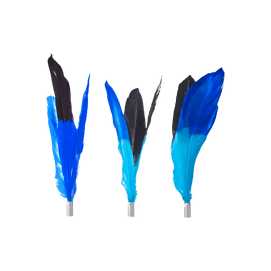 Studio Cat Teaser Wand Feather Refill Interactive Toys Premium Quality Water-Dyed with Natural Color