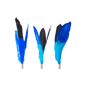 Studio Cat Teaser ワンド フェザー リフィル インタラクティブおもちゃ プレミアム品質 ナチュラルカラーの水染め